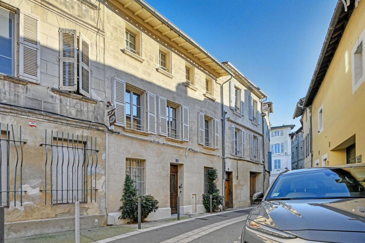 Au Coeur Des Papes, Dans Batisse De Charme Studios & Appartements En Coeur De Ville อาวีญง ภายนอก รูปภาพ